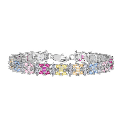 [Echo Fine ]Delicate Colorful Multi Cut Party Bracelet