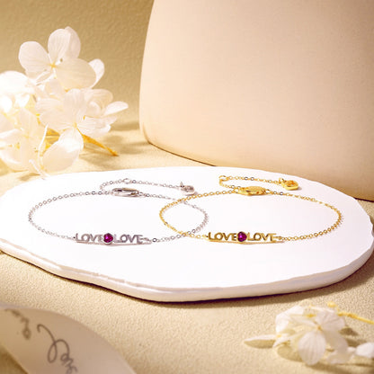 [Echo Fine ]Romantic Heart Shape Lover Bracelet