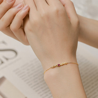 [Echo Fine ]Romantic Heart Shape Lover Bracelet