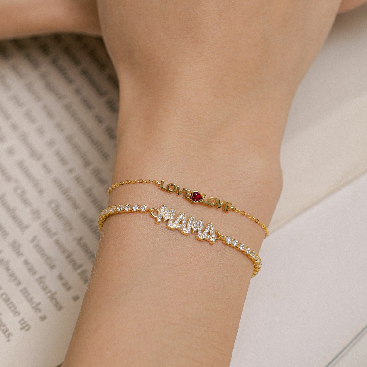 [Echo Fine ]Romantic Heart Shape Lover Bracelet