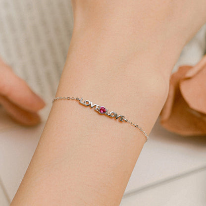 [Echo Fine ]Romantic Heart Shape Lover Bracelet