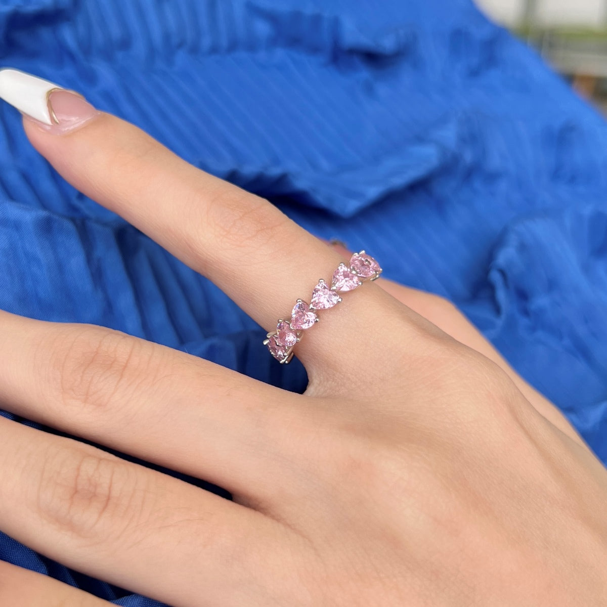 [Echo Fine ]0.25 Carat Radiant Romance Heart Cut Lover Ring
