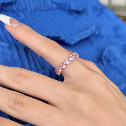 [Echo Fine ]0.25 Carat Radiant Romance Heart Cut Lover Ring