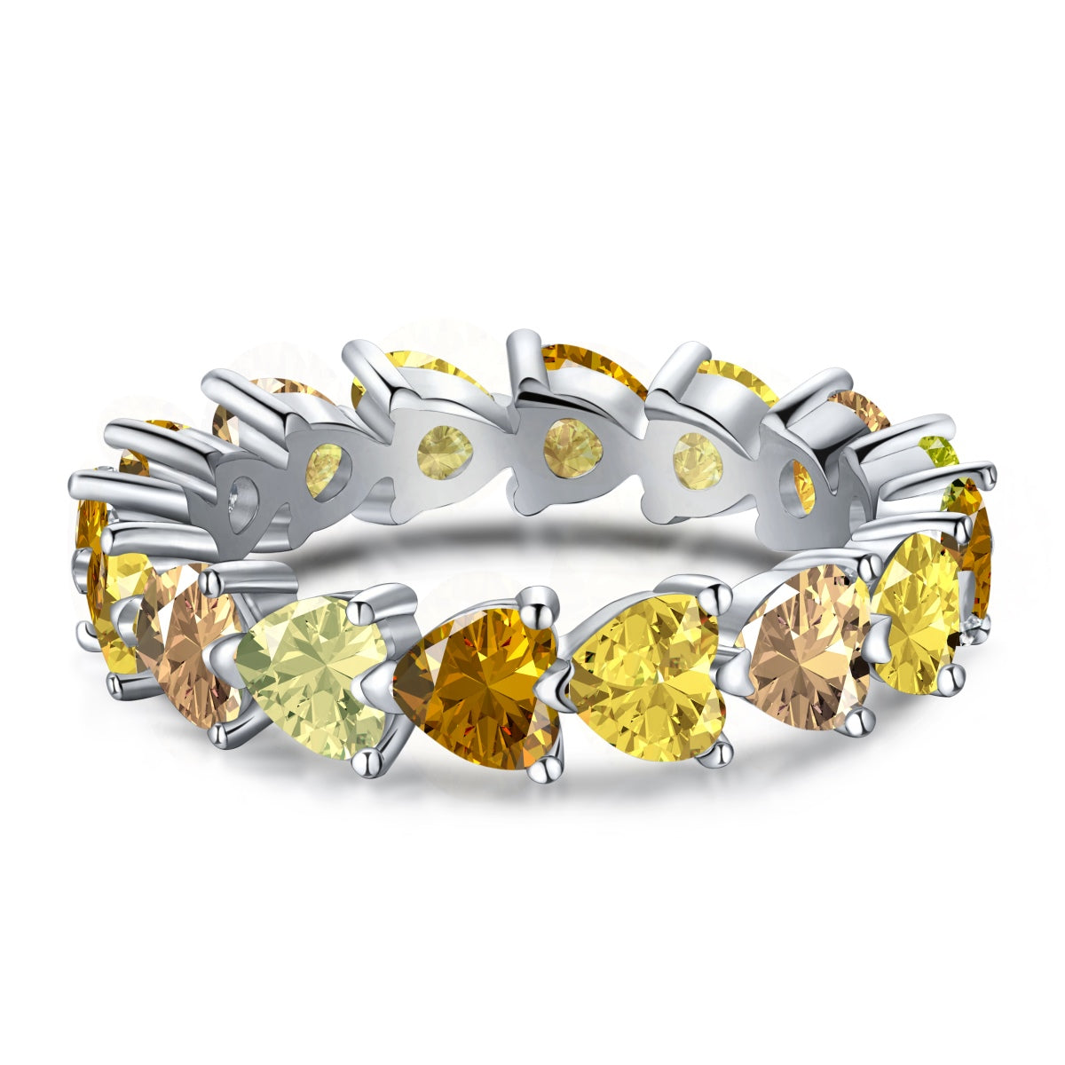 [Echo Fine ]0.25 Carat Radiant Romance Heart Cut Lover Ring