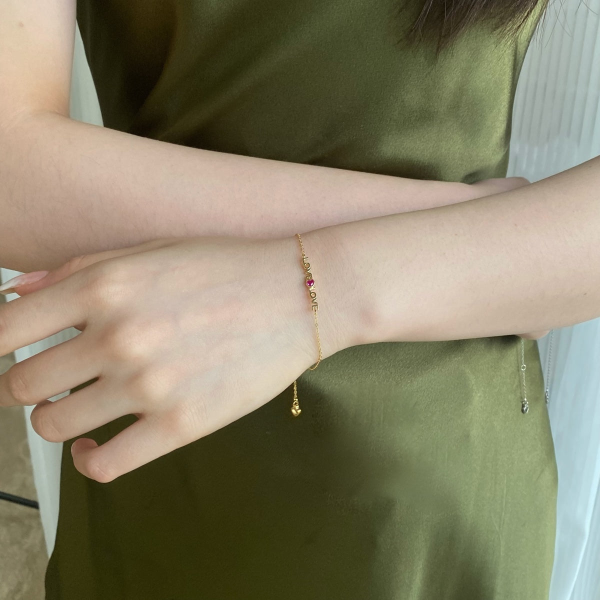 [Echo Fine ]Romantic Heart Shape Lover Bracelet