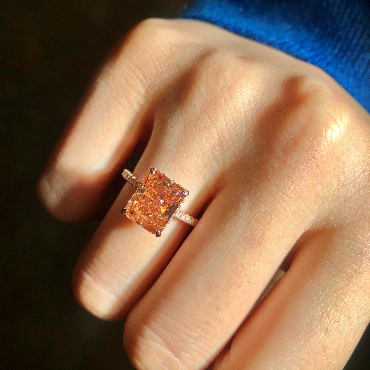 [Echo Fine ]4.0 Carat Luxurious Engagement Ring