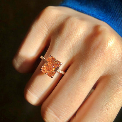 [Echo Fine ]4.0 Carat Luxurious Engagement Ring