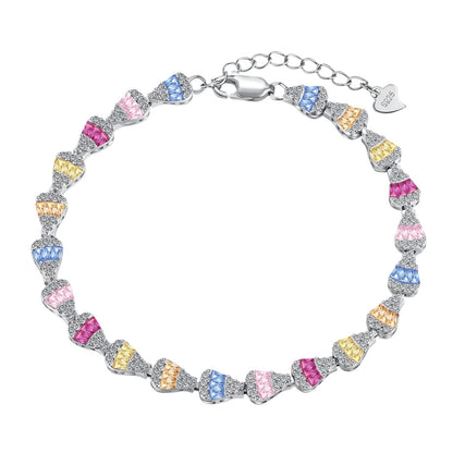 [Echo Fine ]Radiant Water Drop Shape Daily Bracelet