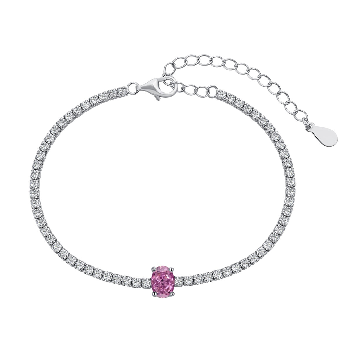 [Echo Fine ]0.75 Carat Exquisite Oval Cut Daily Bracelet