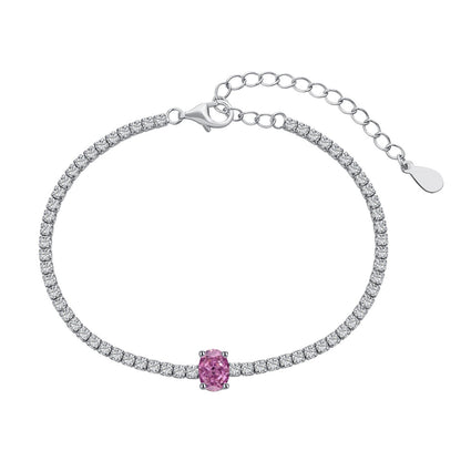 [Echo Fine ]0.75 Carat Exquisite Oval Cut Daily Bracelet