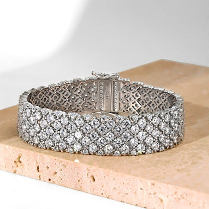 [Echo Fine ]Ornate Elegant Round Cut Party Bracelet
