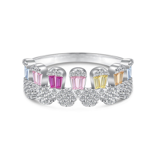 [Echo Fine ]Gorgeous Radiant Cut Daily Ring