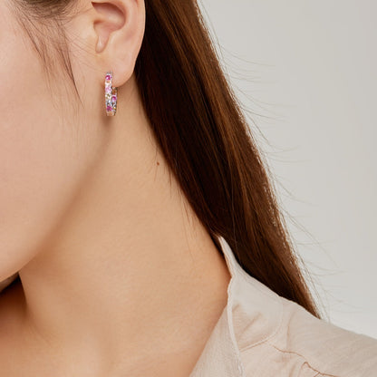 [Echo Fine ]Unique Round Cut Daily Earrings