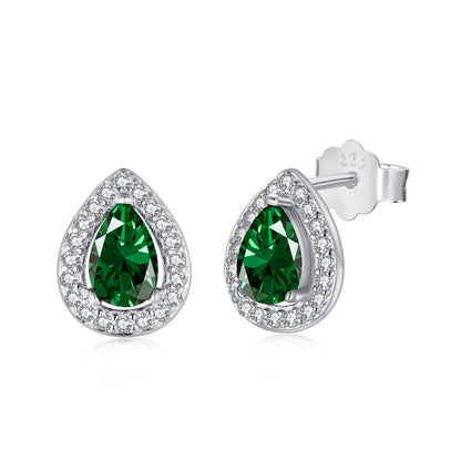 [Echo Fine ]Luxurious Water Drop Shape Earrings