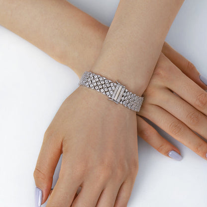[Echo Fine ]Ornate Elegant Round Cut Party Bracelet