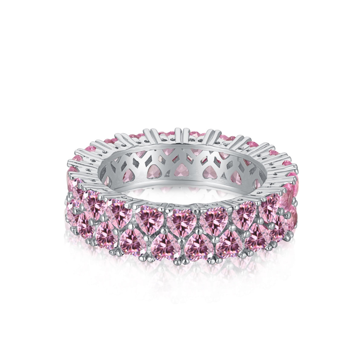[Echo Fine ]Sparkling Full Heart Ring