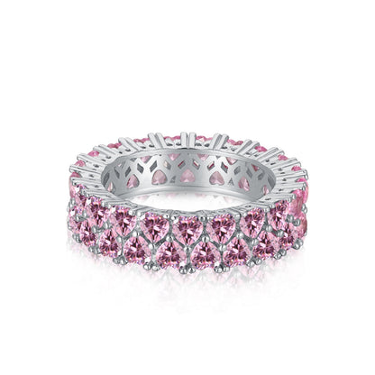 [Echo Fine ]Sparkling Full Heart Ring