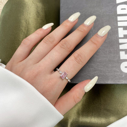 [Echo Fine ]1.0 Carat Dainty Resplendent Radiant Cut Daily Ring
