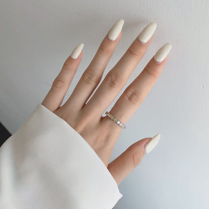 [Echo Fine ]Sparkling Round Cut Tennis Ring