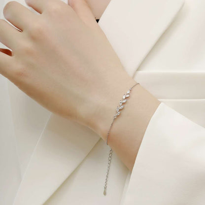 [Echo Fine ]Elegant Wheat Leaves Shape Bracelet