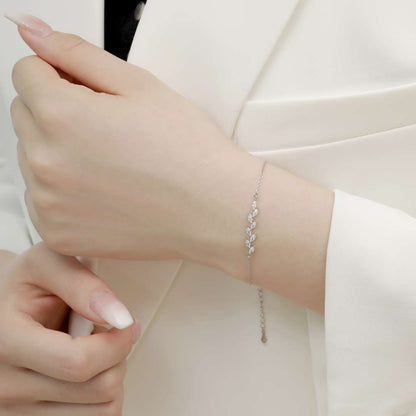 [Echo Fine ]Elegant Wheat Leaves Shape Bracelet