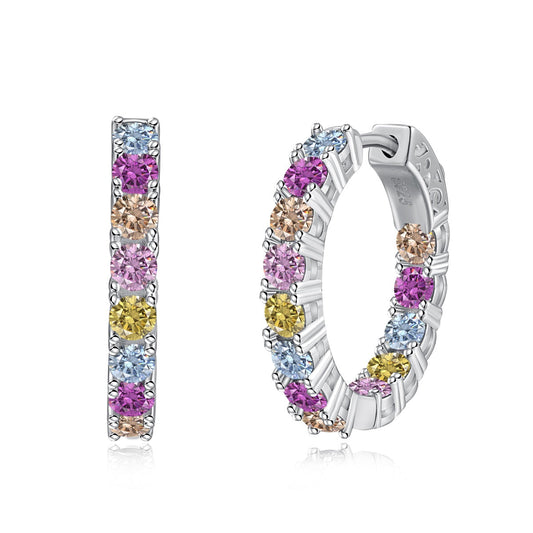 [Echo Fine ]Unique Round Cut Daily Earrings