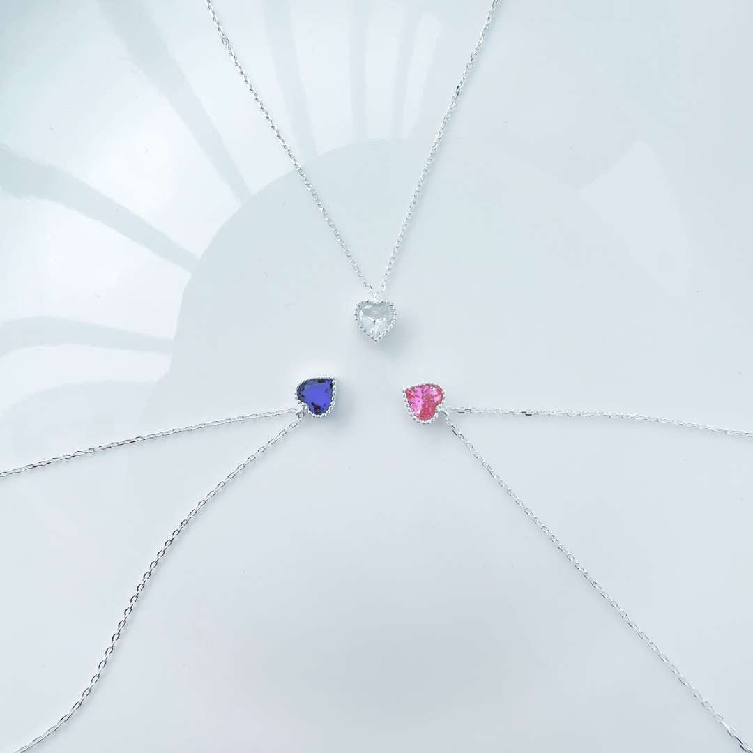 [Echo Fine ]Ornate Heart Shape Necklace