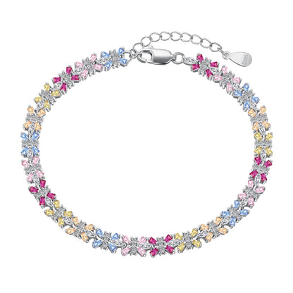 [Echo Fine ]Radiant Colorful Emerald Cut Party Bracelet
