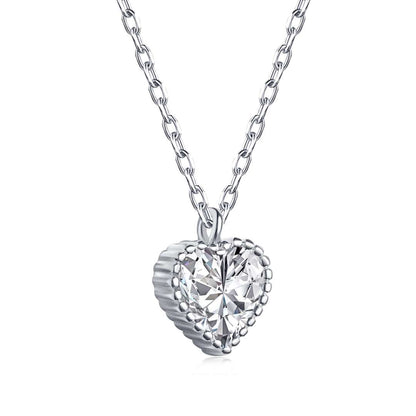 [Echo Fine ]Ornate Heart Shape Necklace