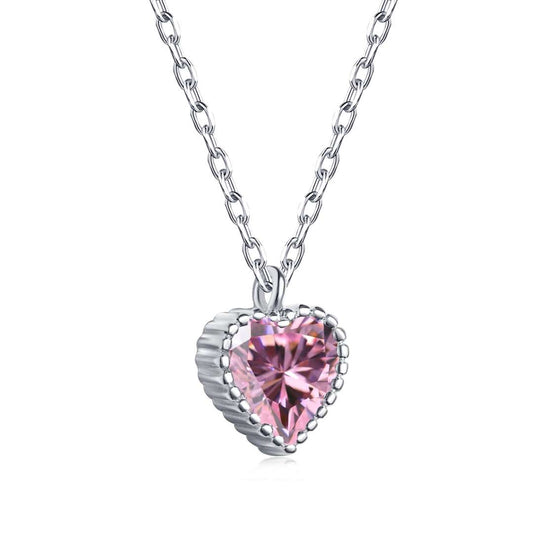 [Echo Fine ]Ornate Heart Shape Necklace
