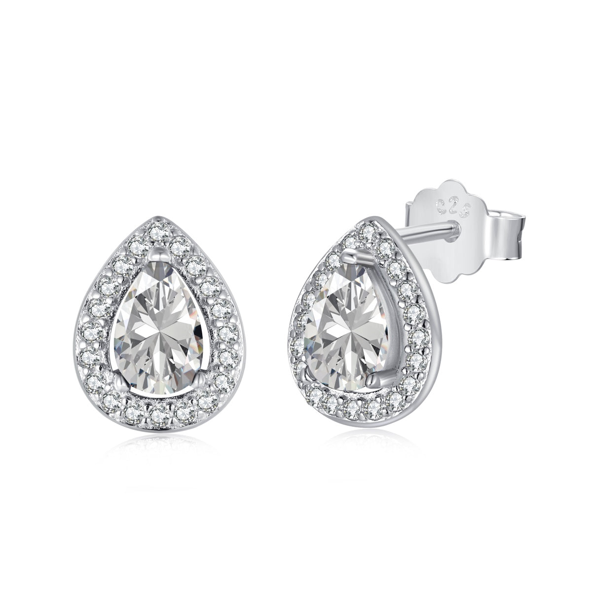 [Echo Fine ]Luxurious Water Drop Shape Earrings