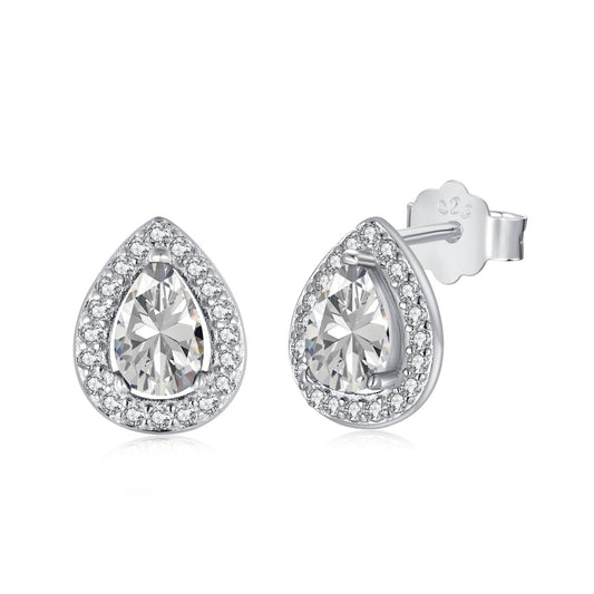 [Echo Fine ]Luxurious Water Drop Shape Earrings