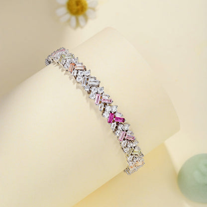 [Echo Fine ]Dazzling Unique Multi Shape Daily Bracelet