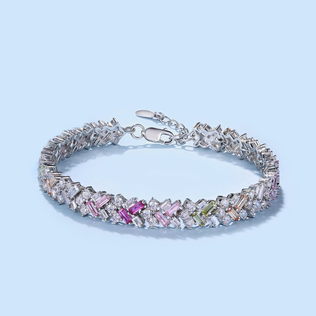 [Echo Fine ]Dazzling Unique Multi Shape Daily Bracelet