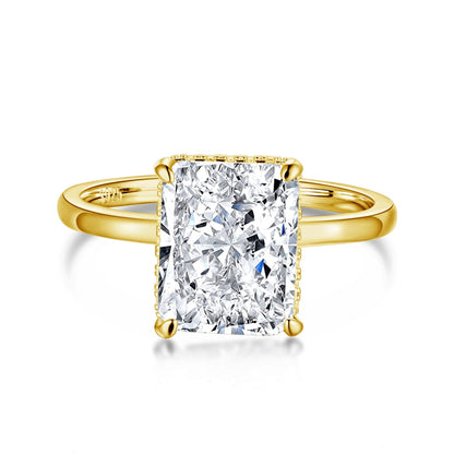 [Echo Fine ]4.0 Carat Ornate Enchanting Radiand Cut Banquet Ring