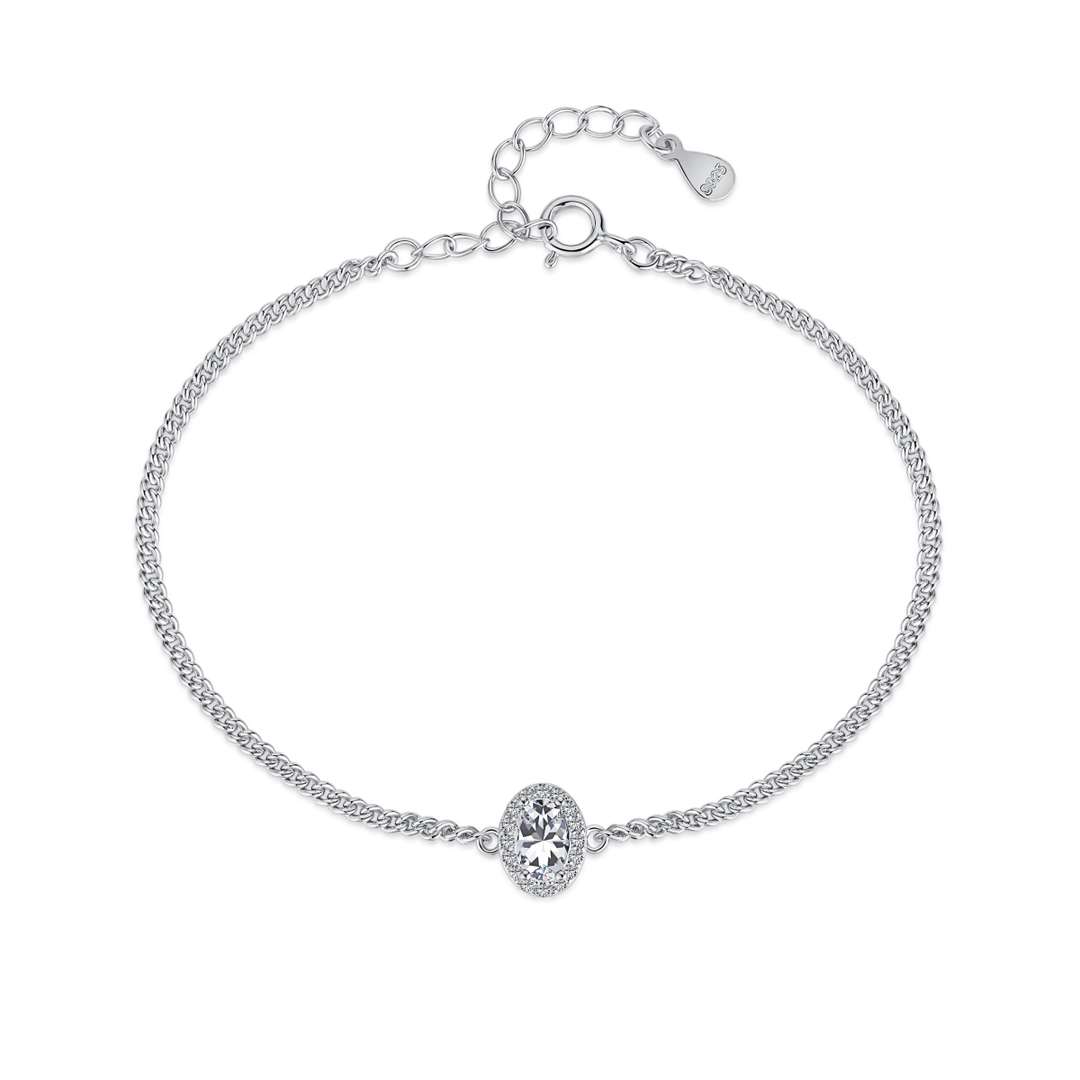 [Echo Fine ]Exquisite Oval Shape Bracelet