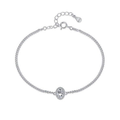 [Echo Fine ]Exquisite Oval Shape Bracelet