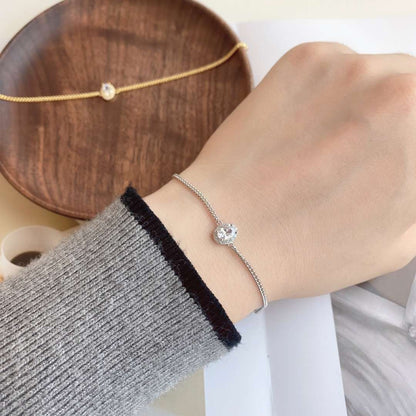 [Echo Fine ]Exquisite Oval Shape Bracelet