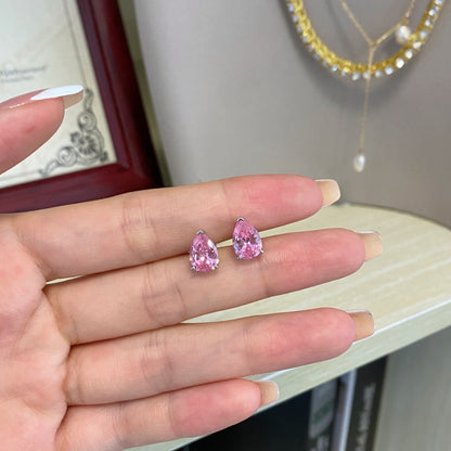 [Echo Fine ]Ornate Water Drop Shape Earrings