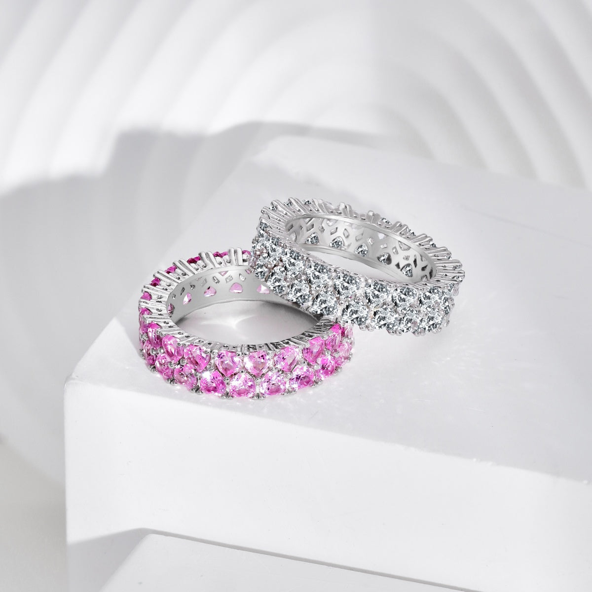 [Echo Fine ]Sparkling Full Heart Ring
