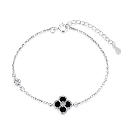[Echo Fine ]Delicate Four Leaf Clover Bracelet