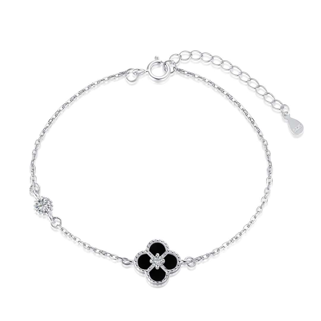 [Echo Fine ]Delicate Four Leaf Clover Bracelet
