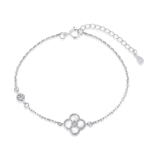 [Echo Fine ]Delicate Four Leaf Clover Bracelet