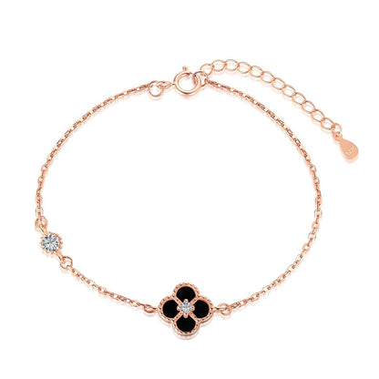 [Echo Fine ]Delicate Four Leaf Clover Bracelet