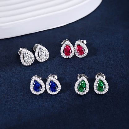 [Echo Fine ]Luxurious Water Drop Shape Earrings
