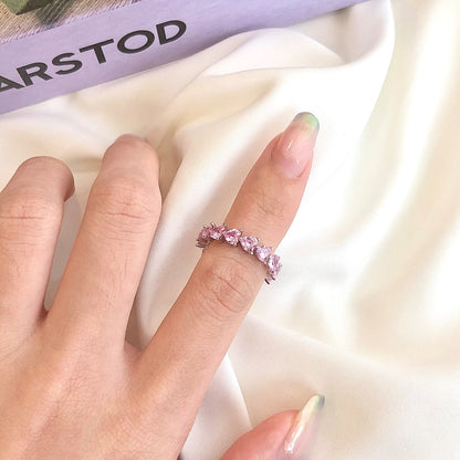 [Echo Fine ]0.25 Carat Radiant Romance Heart Cut Lover Ring