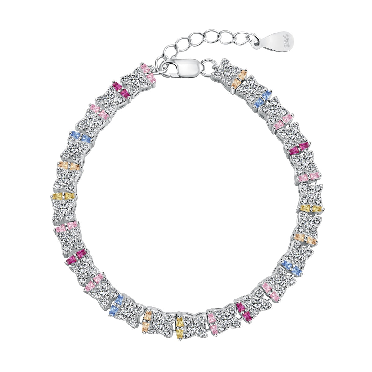 [Echo Fine ]Unique Colorful Flower Shape Daily Bracelet