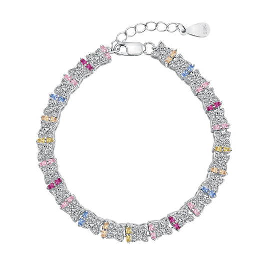 [Echo Fine ]Unique Colorful Flower Shape Daily Bracelet