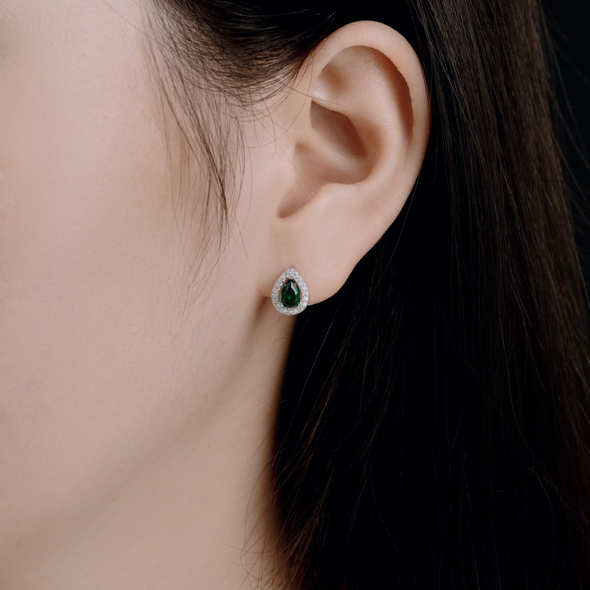[Echo Fine ]Luxurious Water Drop Shape Earrings