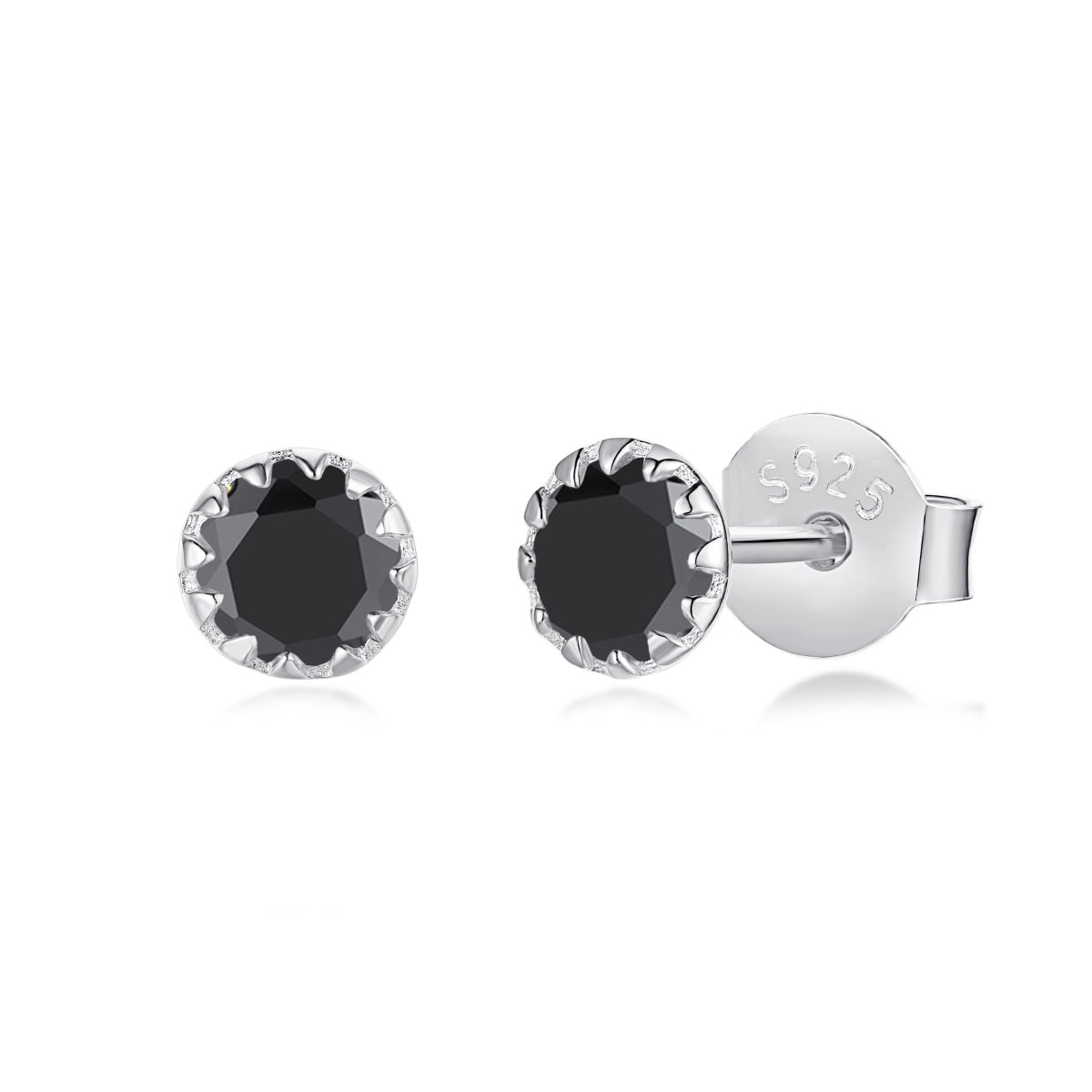 [Echo Fine ]Sparkling Colorful Round Shape Earrings